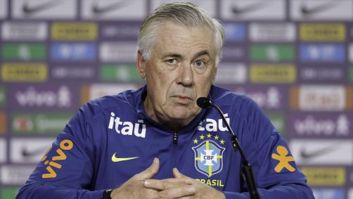Carlo Ancelotti, técnico da Seleção Brasileira
