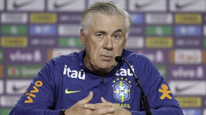 Carlo Ancelotti, técnico da Seleção Brasileira