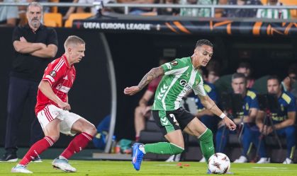 Betis conseguiu o empate no fim do jogo