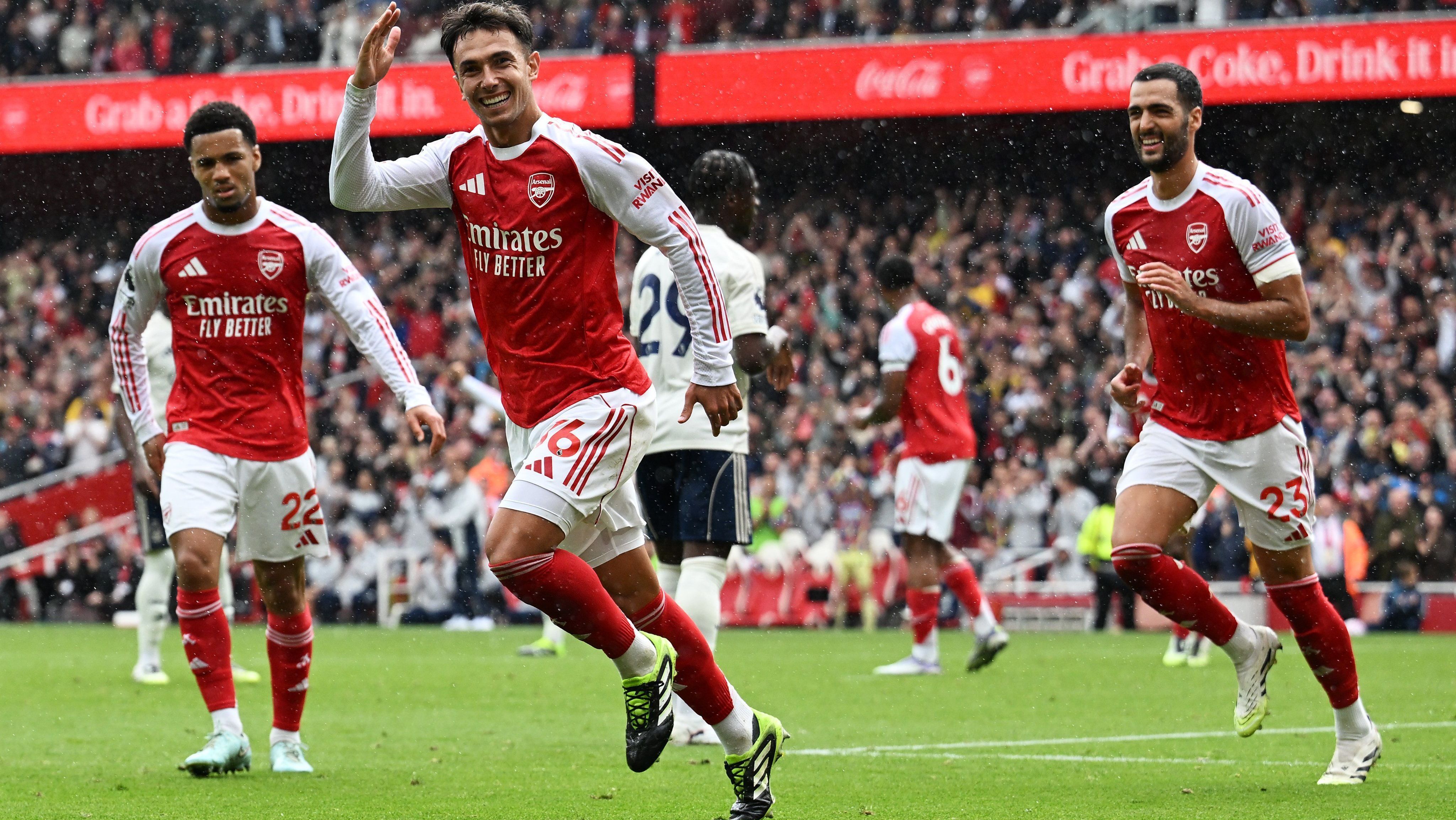Arsenal vence Nottingham Forest por 3 a 0