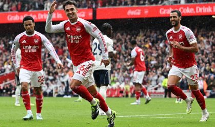 Arsenal vence Nottingham Forest por 3 a 0