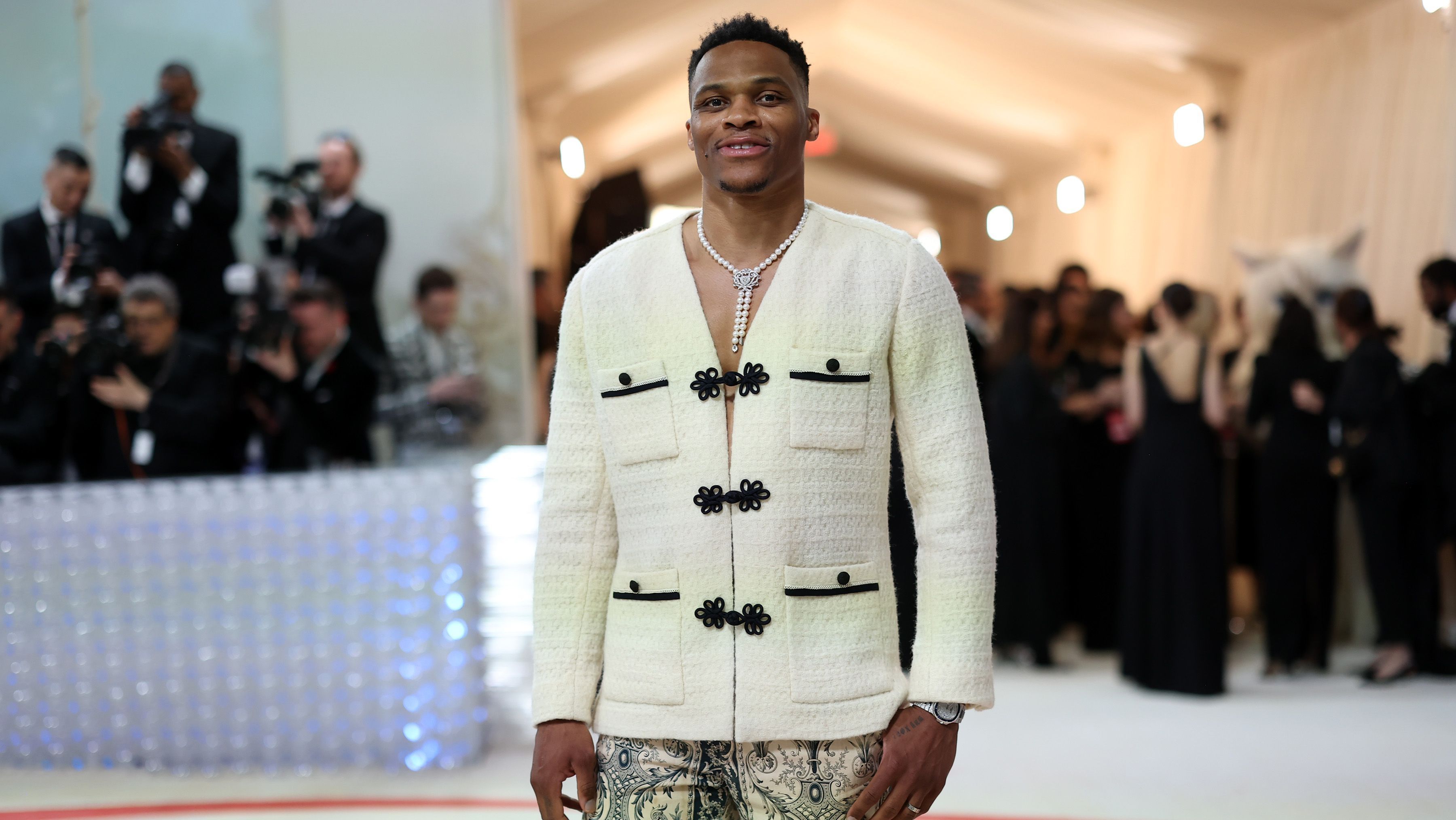 Russell Westbrook no Met Gala
