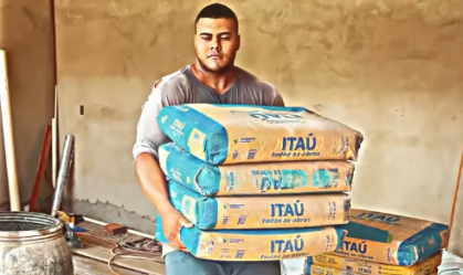 Bitelo trabalhou como servente de pedreiro