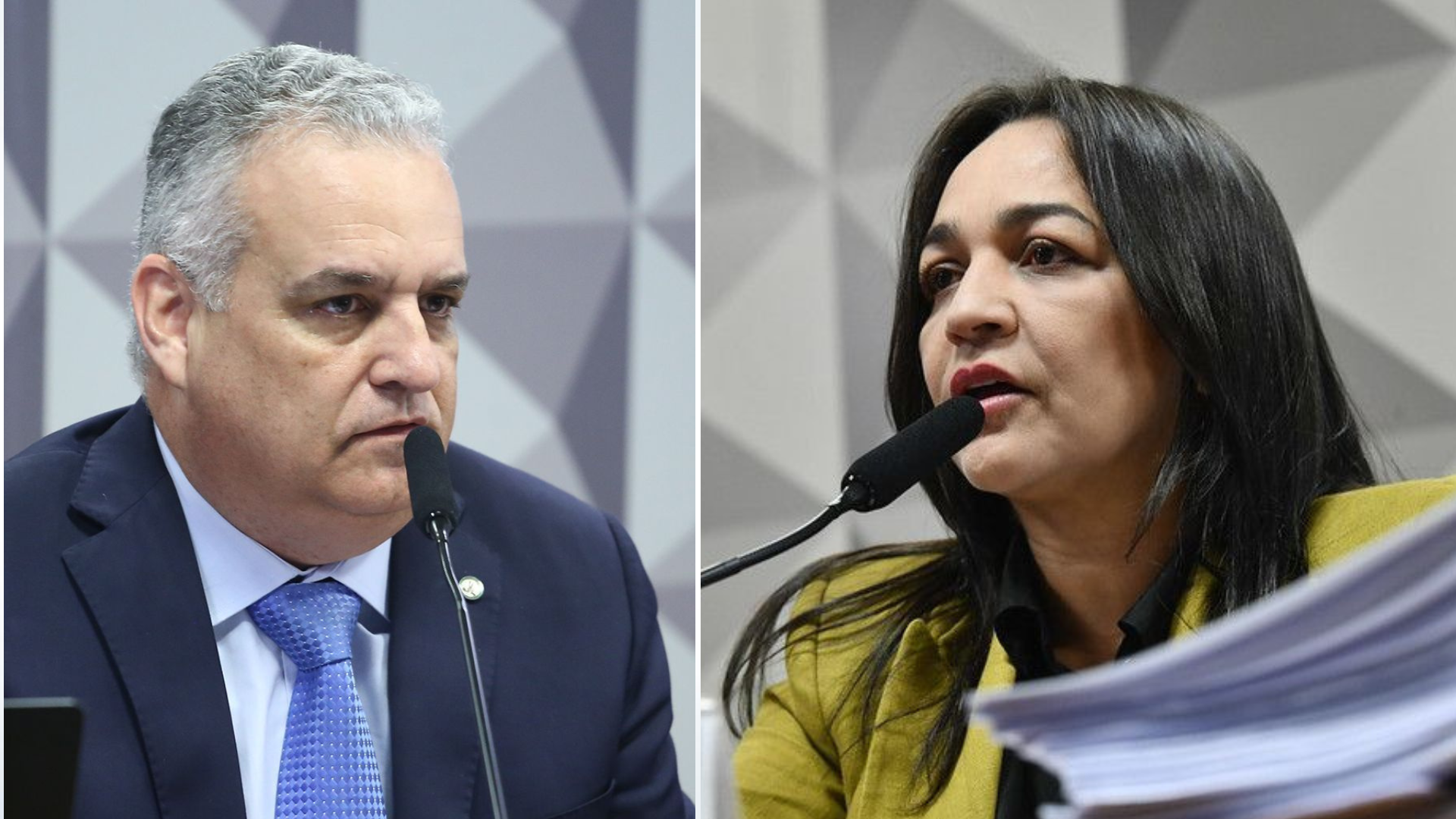 Deputado Alfredo Gaspar e a senadora Eliziane Gama