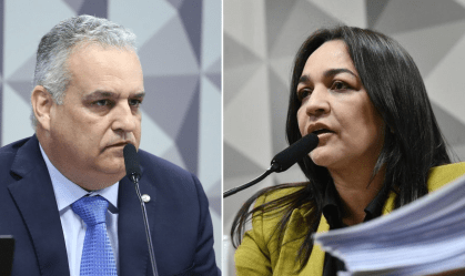Deputado Alfredo Gaspar e a senadora Eliziane Gama