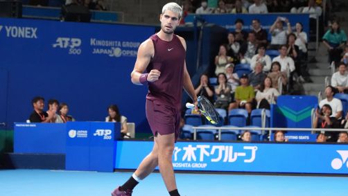 Carlos Alcaraz perdeu na segunda rodada do Masters de Paris