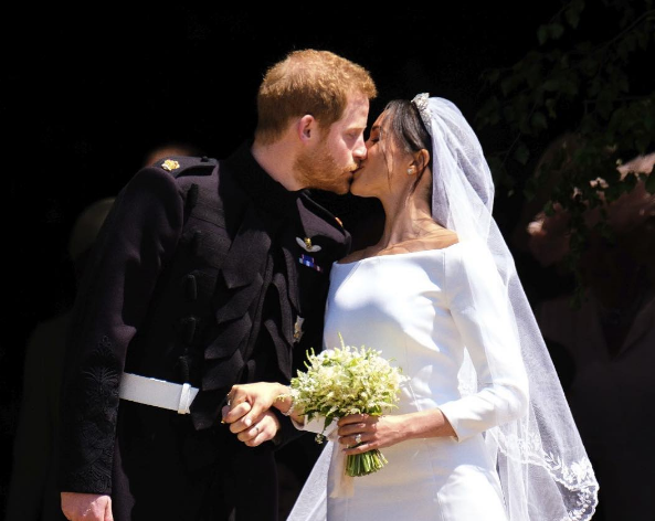 Casamento de príncipe Harry e Meghan Markle na Capela de São Jorge, no Castelo de Windsor • @theroyalfamily no instagram