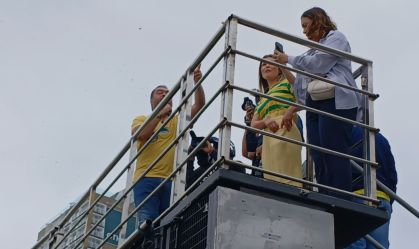 Em ato da direita no Rio, Castro diz que "eleição sem Bolsonaro não existe"