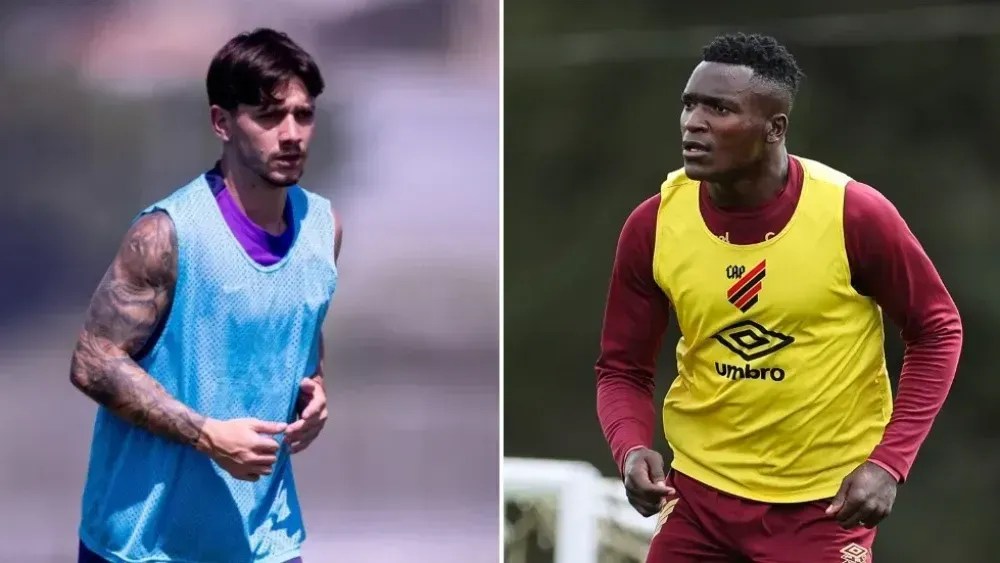 Garro, do Corinthians, e Viveros, do Athletico-PR