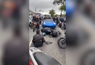 Influenciador MK Bernardino atropela motociclista e tenta fugir em SP