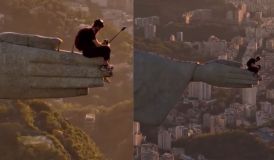 Vídeo: Homem salta da mão do Cristo Redentor no Rio; polícia investiga