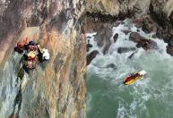 Vídeo: criança é arrastada por correnteza e resgatada por salva vidas em SP