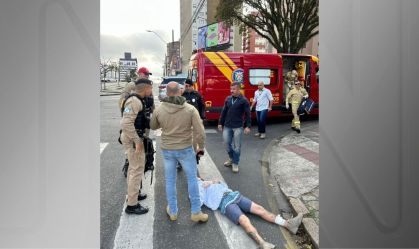 Imagem de destaque do post: Secretário de Segurança ajuda atropelado e descobre que homem é foragido