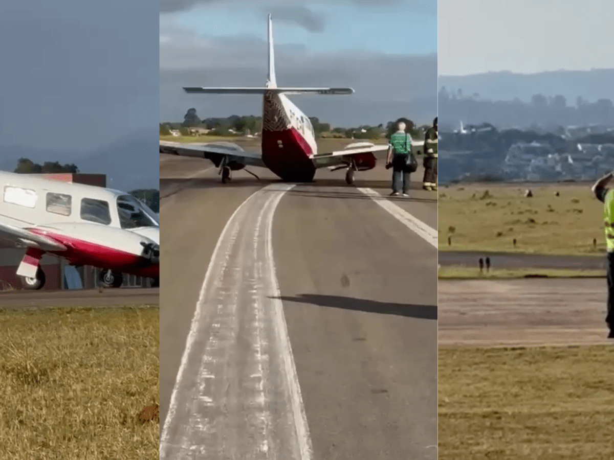 Vídeo: após apresentar pane, avião faz pouso de emergência em SP | CNN  Brasil
