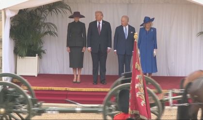 Trump troca presentes de luxo com o rei Charles III