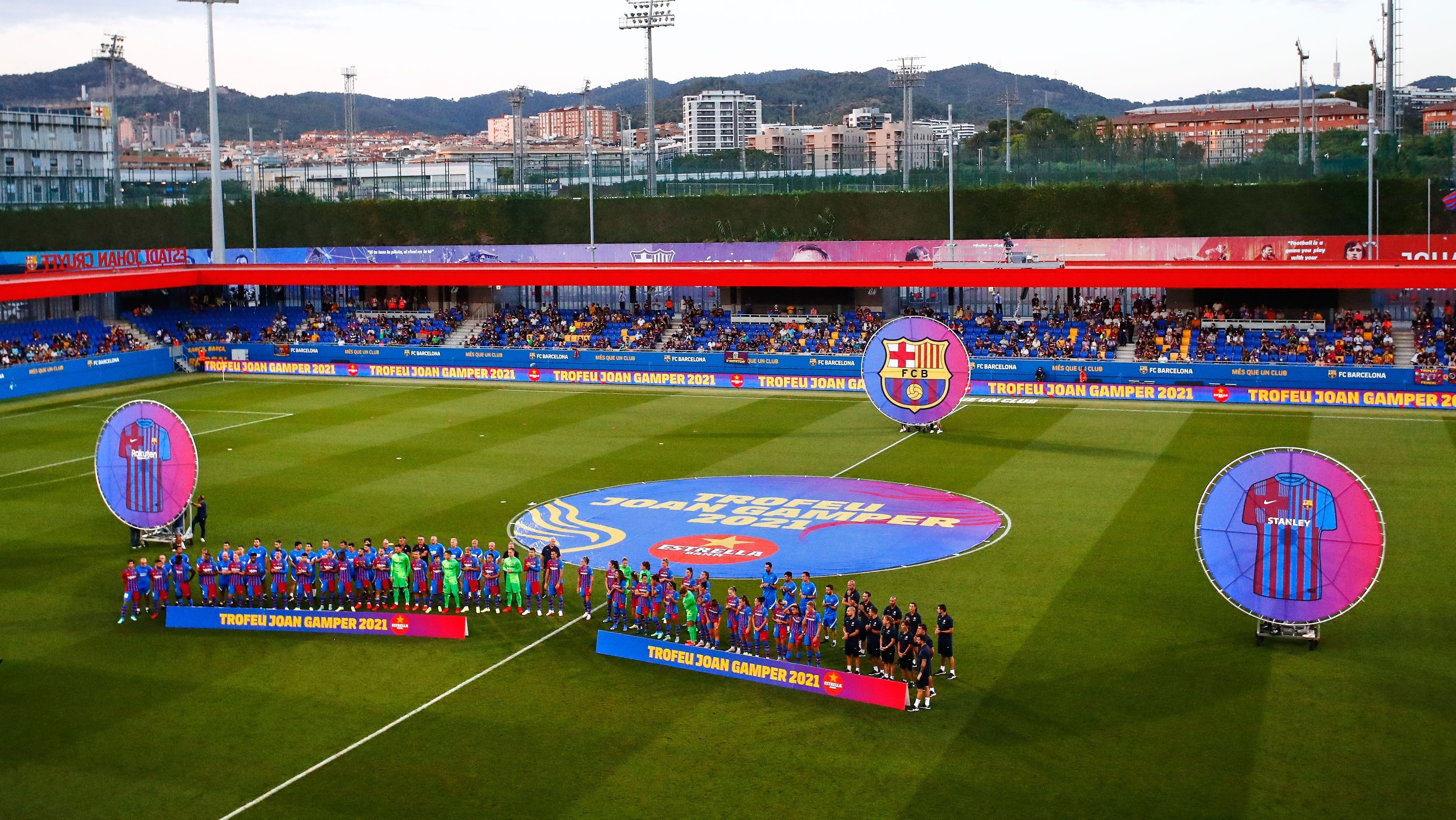 Estadi Johan Cruyff costuma ser usado pelo Barcelona em jogos do time feminino, categorias de base e amistosos de pré-temporada
