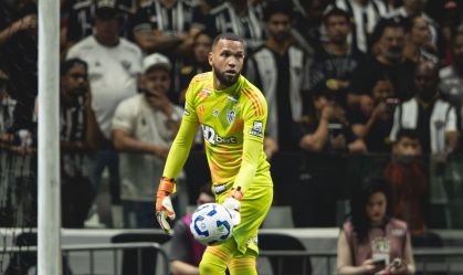 Everson durante partida do Atlético-MG