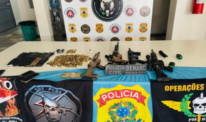Polícia apreende 28 fuzis em 24h na Bahia; no ano já foram quase 100