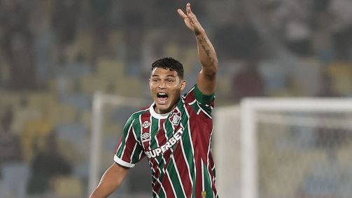 Fluminense durante jogo da Copa do Brasil