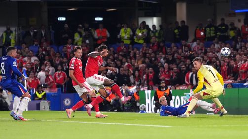Richard Ríos marcou gol contra em Chelsea x Benfica