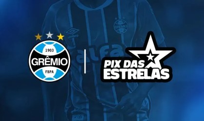 Grêmio é patrocinado pelo Pix das Estrelas, plataforma de sorteios