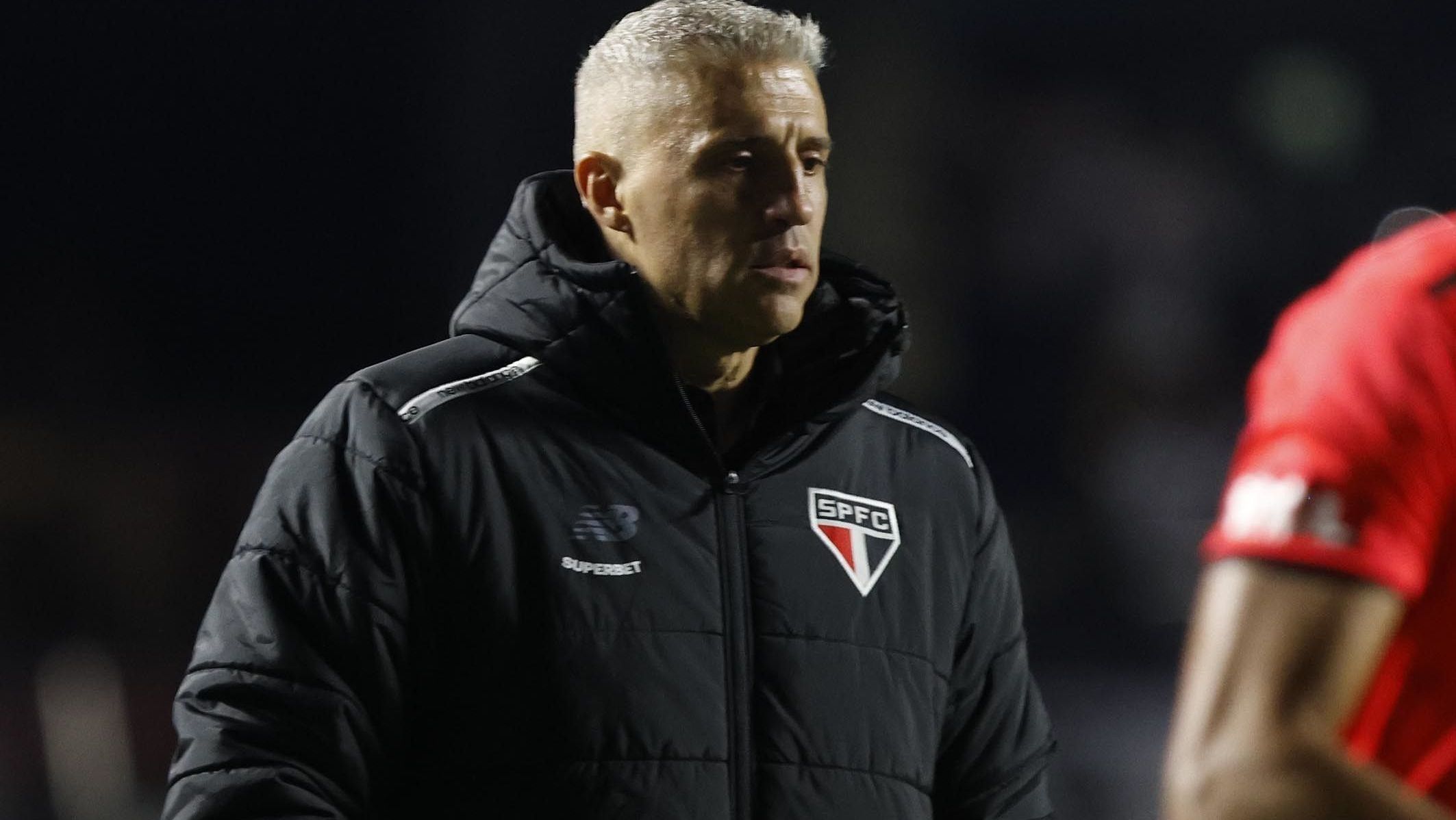 Hernán Crespo, técnico do São Paulo durante partida
