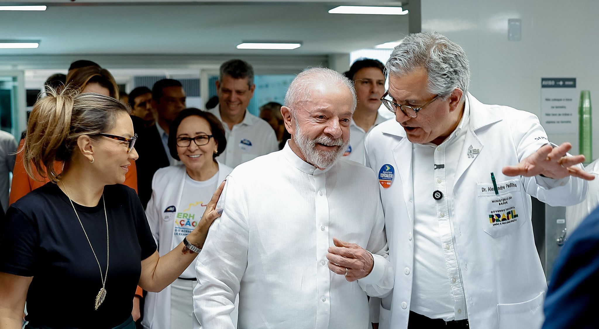 Janja, Lula e Padilha
