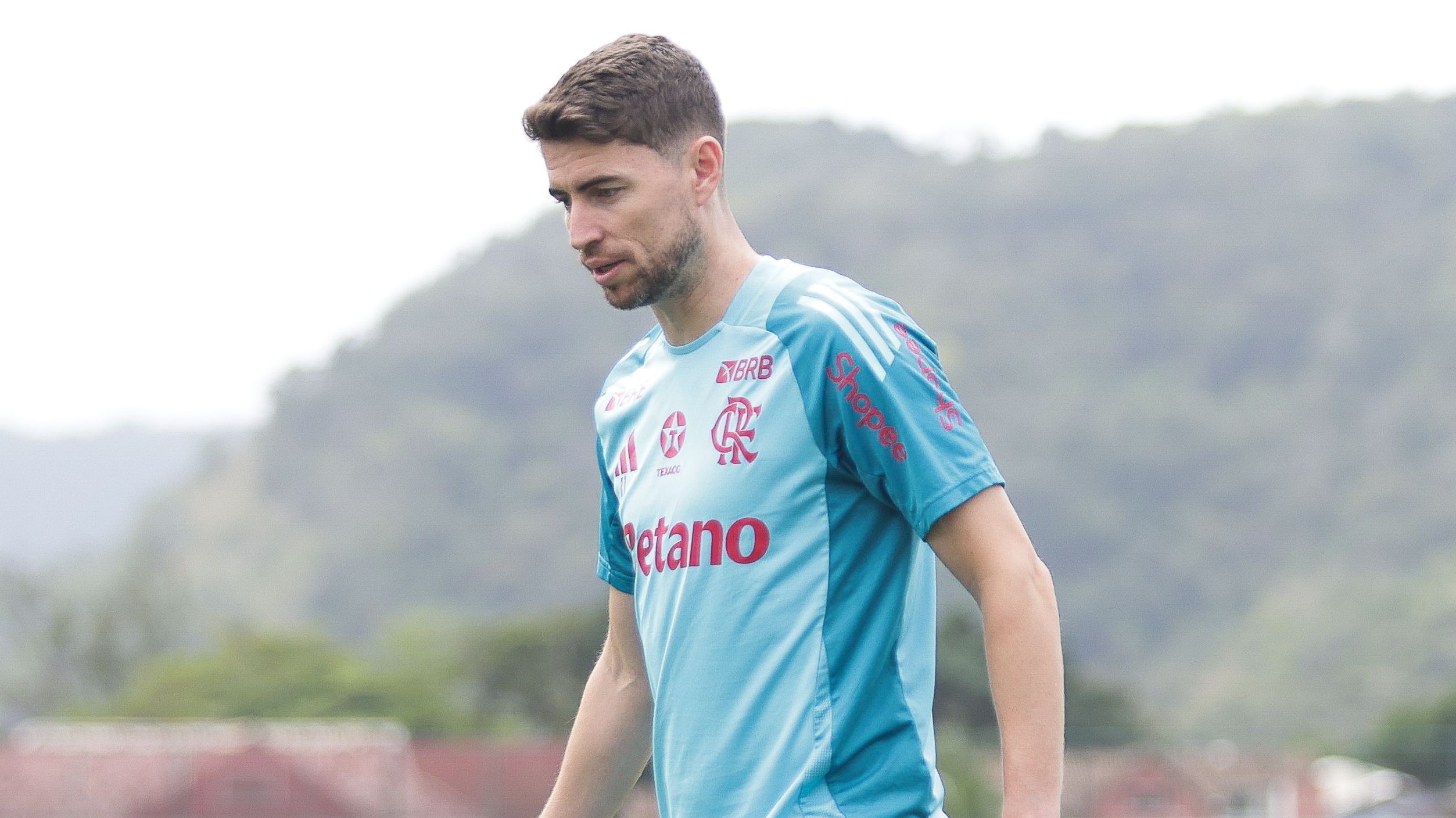 Jorginho durante treino