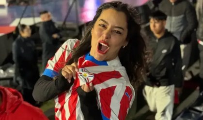 Larissa Riquelme, musa da Copa de 2010