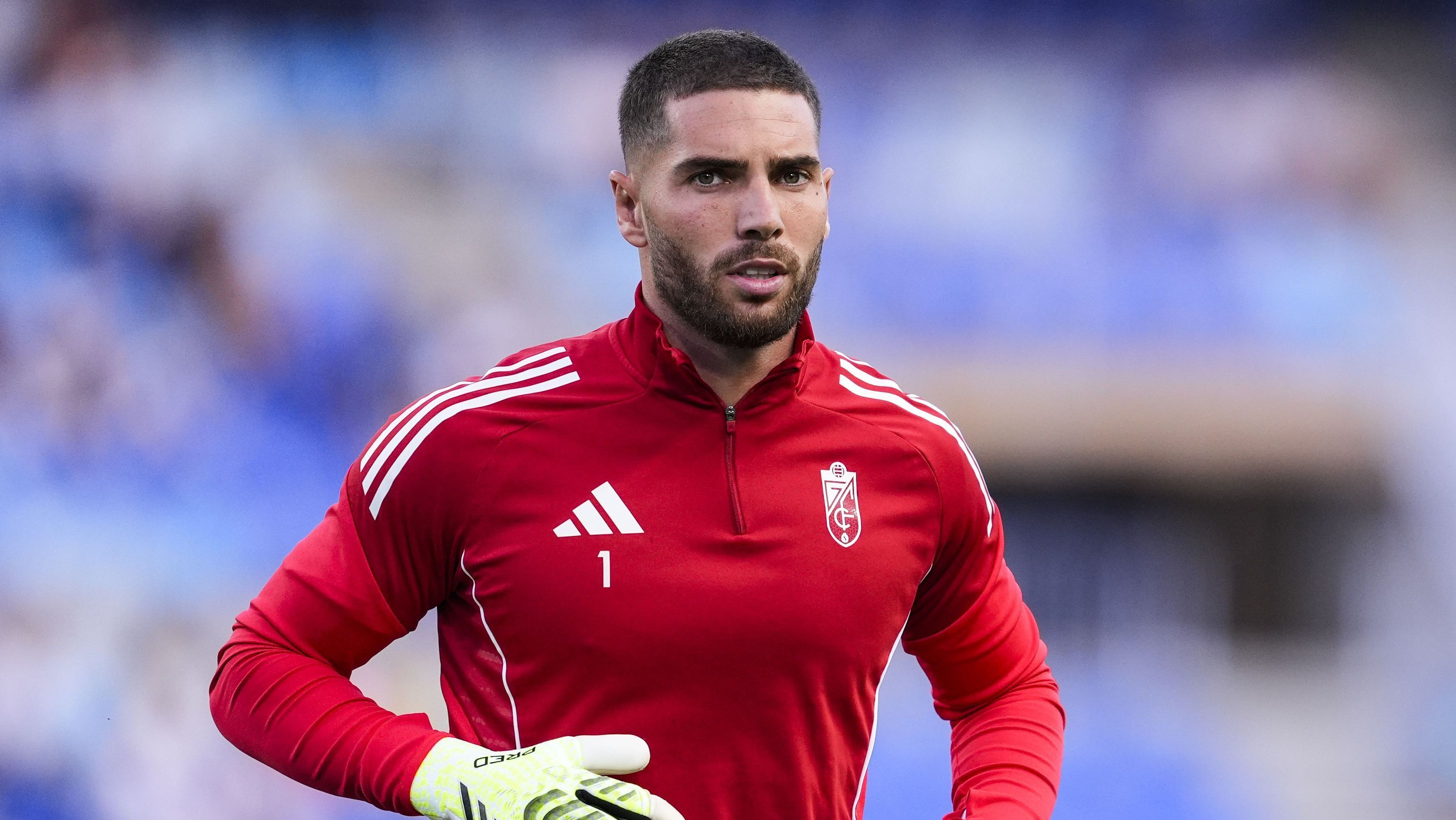 Luca Zidane em jogo do Granada