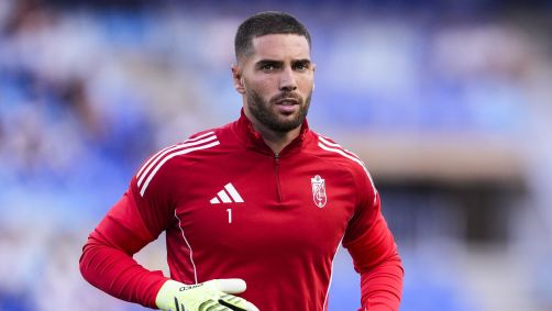 Luca Zidane em jogo do Granada
