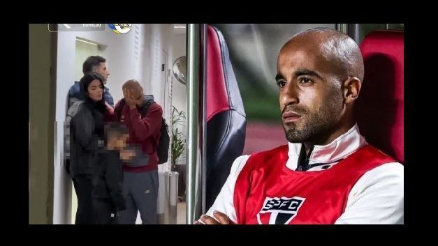 Lucas Moura chora após eliminação do São Paulo na Libertadores