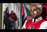 Lucas Moura é flagrado chorando após queda do São Paulo na Libertadores