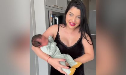 Após ser impedida, influenciadora diz que conseguiu mudar nome da filha
