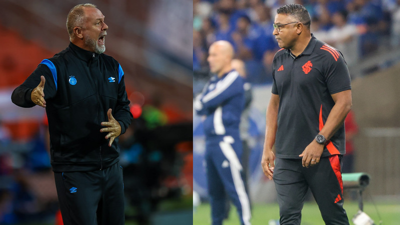 Mano Menezes e Roger Machado estão ameaçados no comando técnico