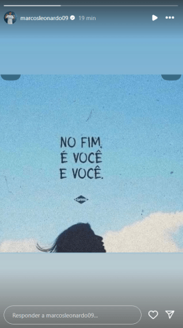 Marcos Leonardo desabafa no instagram • Reprodução/Instagram@marcosleonardo09