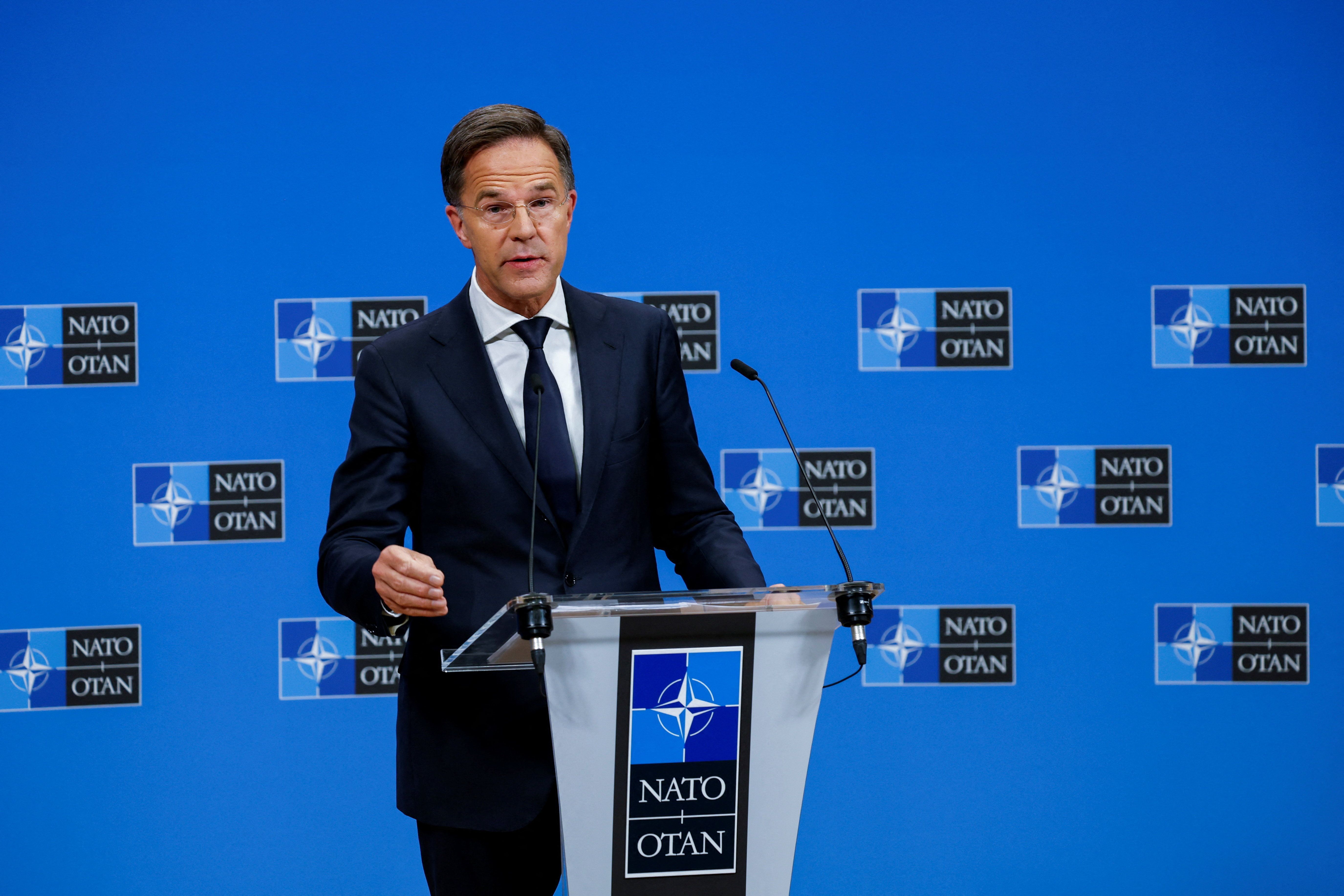 Mark Rutte em Bruxelas 23/9/2025