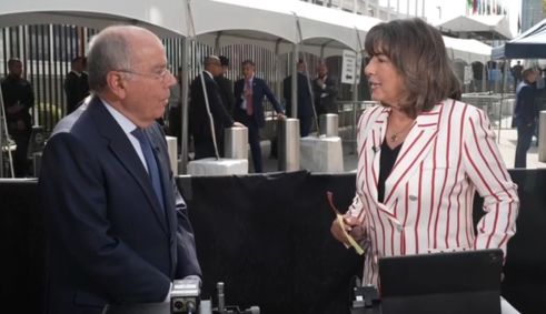 Mauro Vieria e Christiane Amanpour
