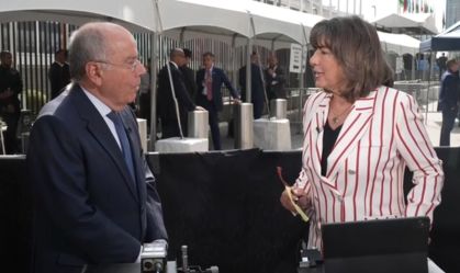 Mauro Vieria e Christiane Amanpour
