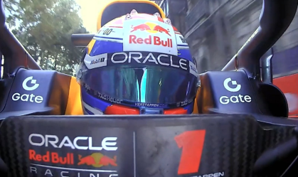 Max Verstappen será pole position em Baku