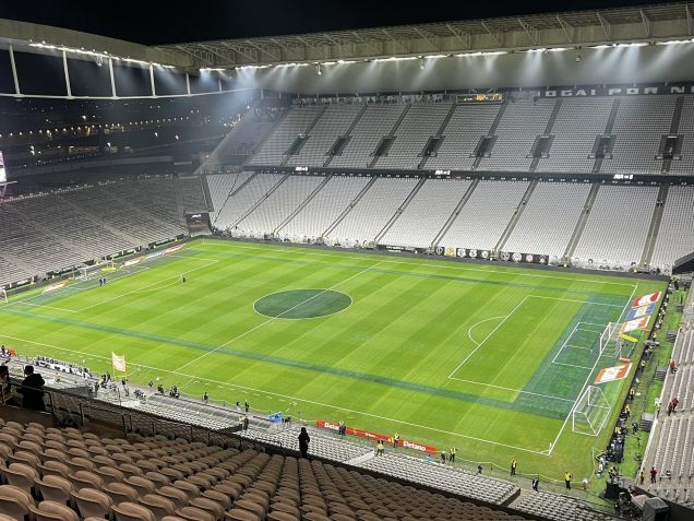 Neo Química Arena pré Corinthians x Athletico • Reprodução