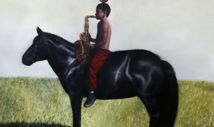 Exposição na MITS Galeria traz arte inspirada em jazz e periferia paulista