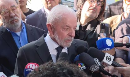 O presidente da República, Luiz Inácio Lula da Silva