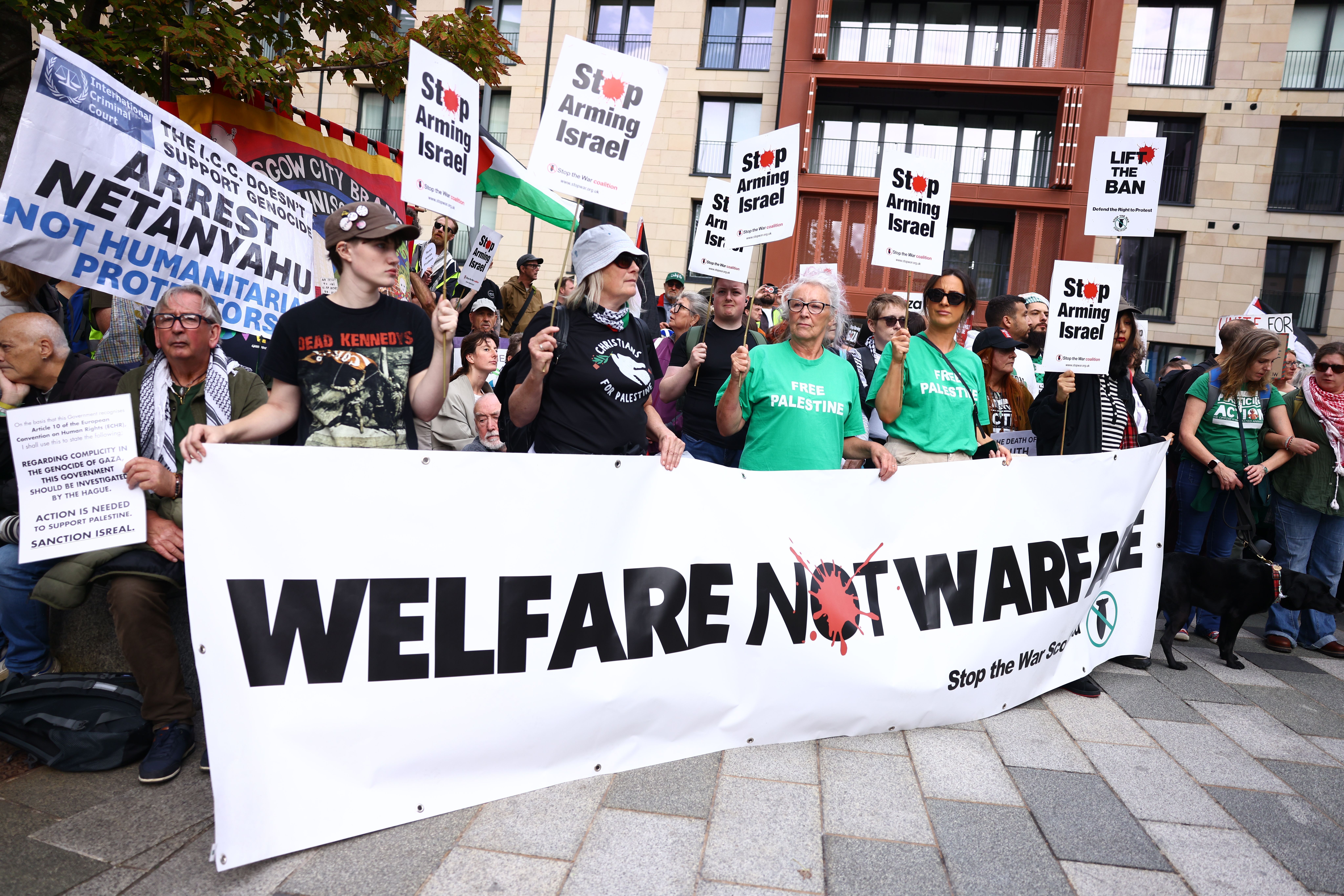 Palestine Action 'Lift The Ban' Protests Take Place Across The UK