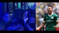 Paulinho, do Palmeiras, é flagrado em pagode durante jogo com o Corinthians