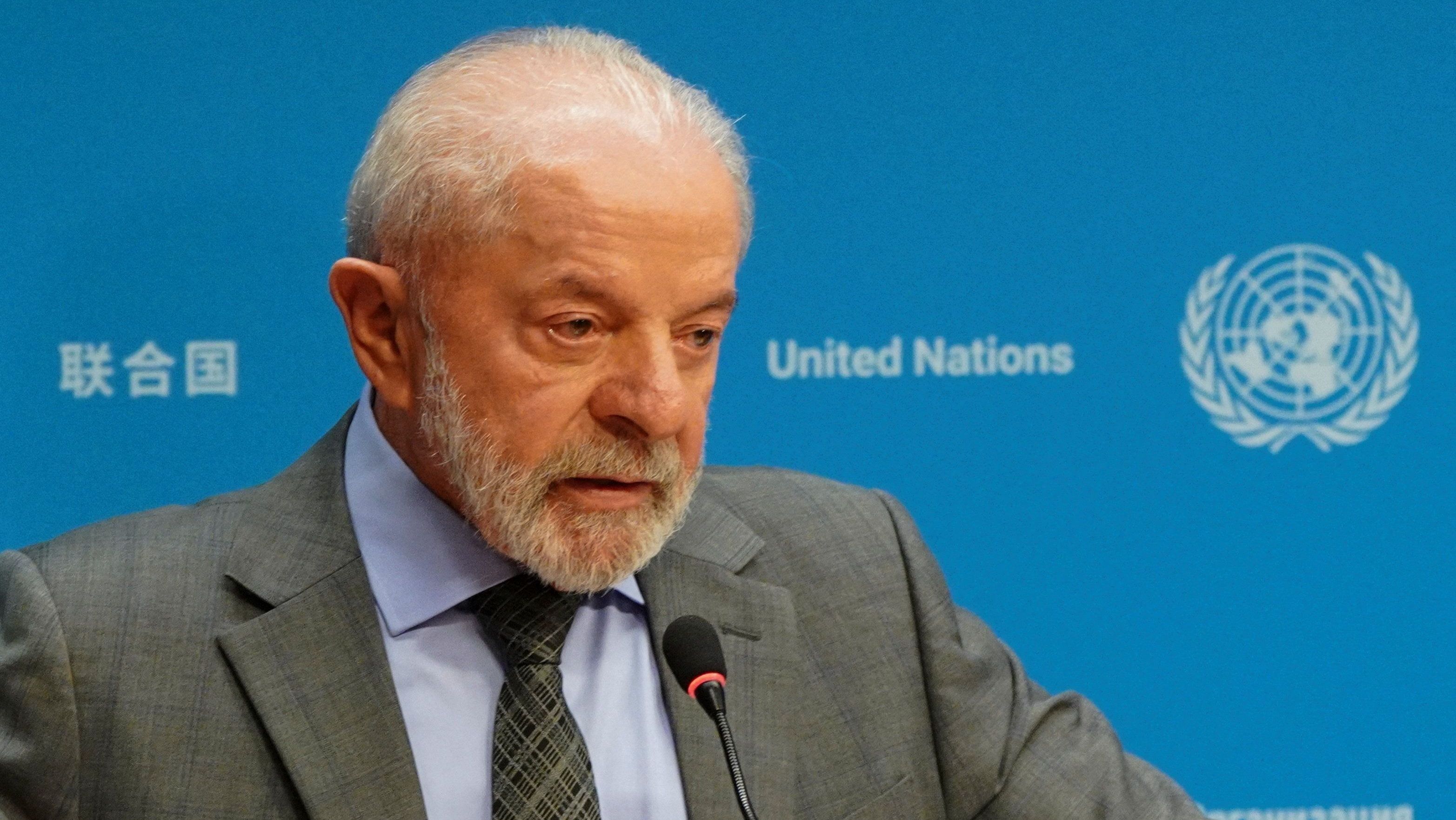 Lula dá entrevista coletiva na ONU