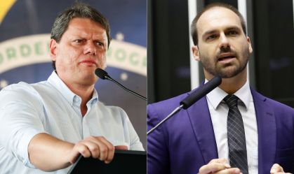 Atlas: Em SP, Tarcísio tem a imagem mais positiva; Eduardo, a mais negativa