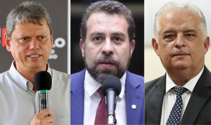 Atlas em SP: Tarcísio tem 47,3%; Boulos, 22,6%; e França, 18,2%