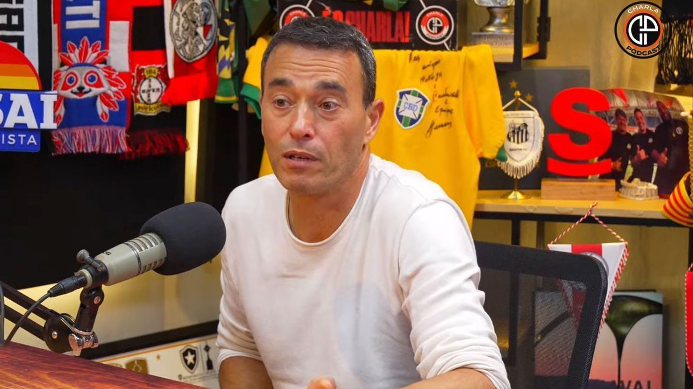 André Rizek durante entrevista ao Charla Podcast