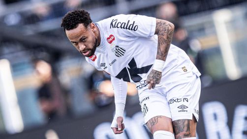 Neymar durante Santos x Fluminense